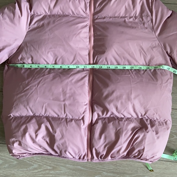 SHEIN Zipper Front Solid Winter Coat - Picture 5 of 5